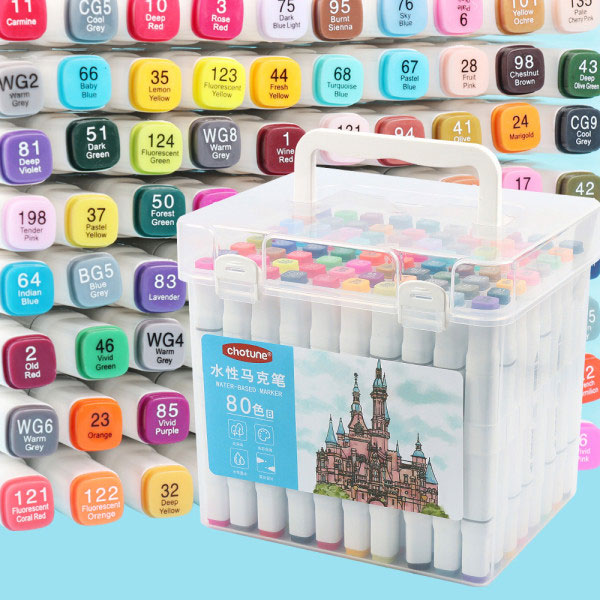 Alcohol White Barrel Quadruple Bar Marker Pen
