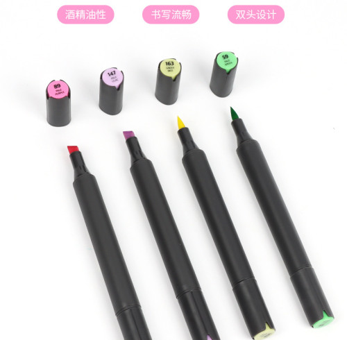 Chotune Double-ended color marker - triangular rod gray bar